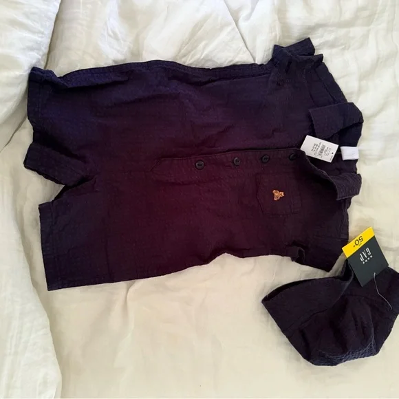 NWT Baby GAP Matching Set in Navy Blue - Picture 2 of 4